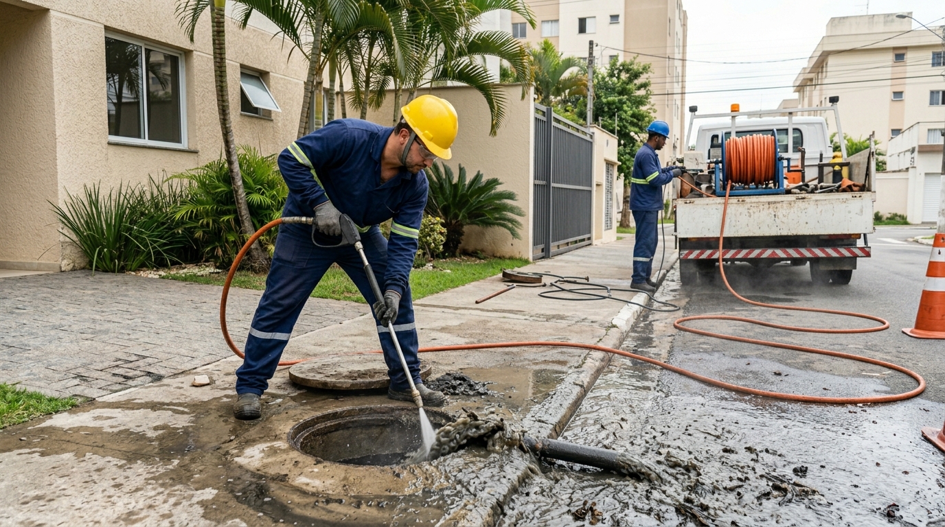 Hidrojateamento Industrial em Indaiatuba‑SP