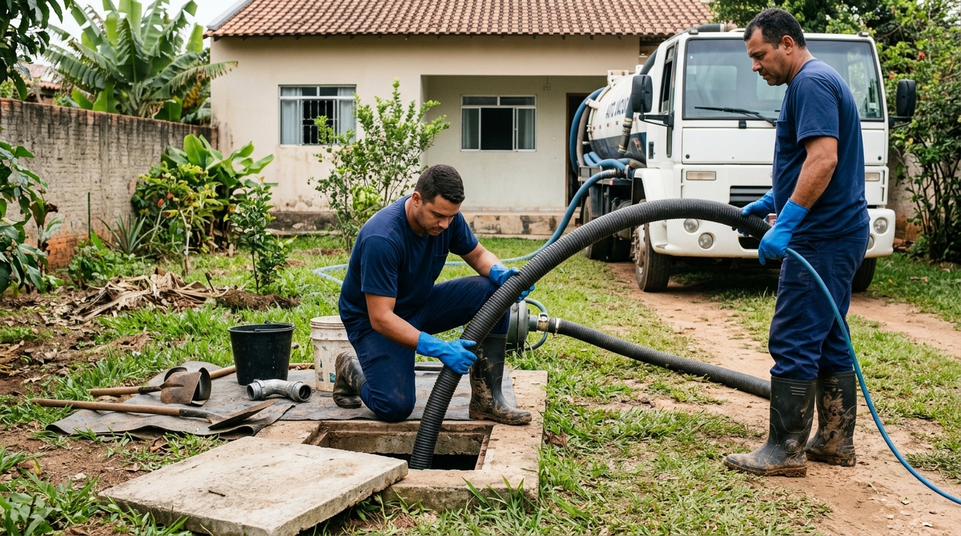 Sucção de Fossa em Indaiatuba‑SP